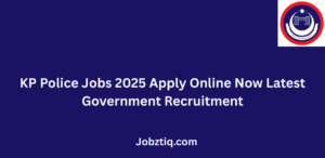 KP Police Jobs 2025 Apply Online Now Latest Government Recruitment